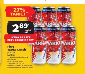 Netto Piwo warka classic oferta