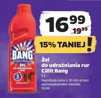 Netto Żel do udrażniania rur cillit bang oferta