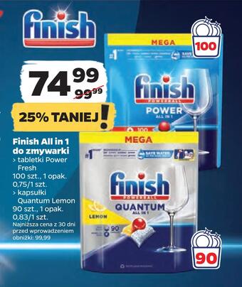 Netto Finish all in 1 do zmywarki oferta