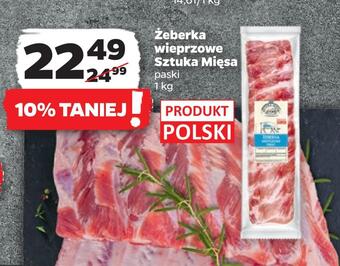 Netto Żeberka wieprzowe sztuka mięsa oferta