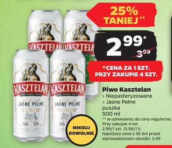 Netto Piwo kasztelan oferta