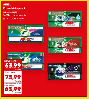 Kaufland ARIEL Kapsułki do prania oferta