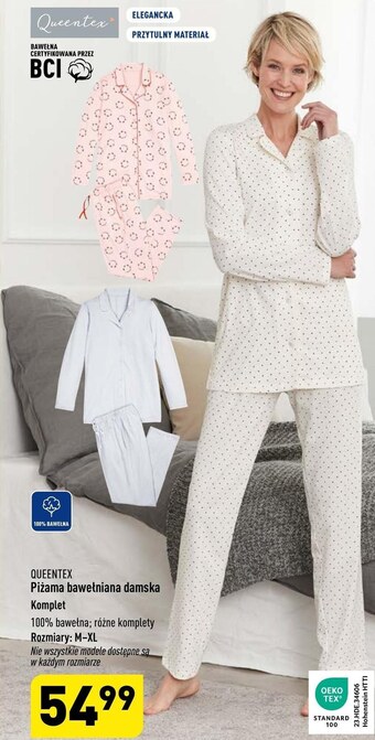 ALDI Piżama damska queentex oferta