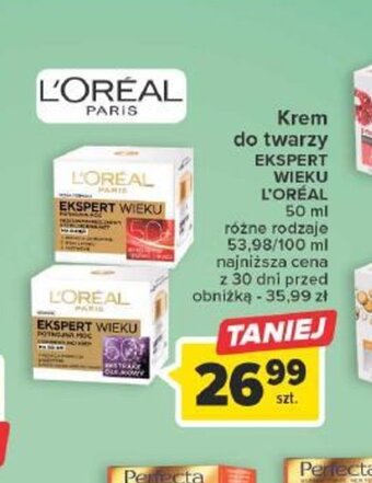 Carrefour Krem do twarzy EKSPERT WIEKU 50 ml oferta