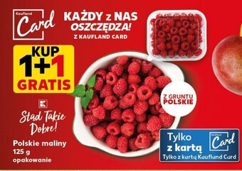 Kaufland Polskie maliny 125 g oferta