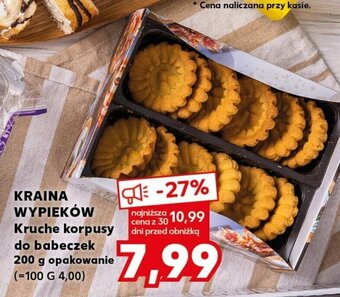 KRAINA WYPIEKÓW Kruche korpusy do babeczek 200 g