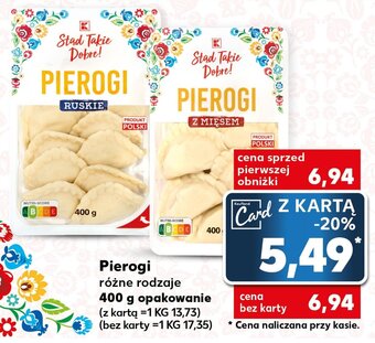 Kaufland Pierogi 400g oferta