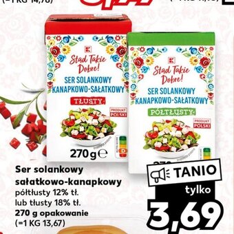 Kaufland Ser solankowy sałatkowo-kanapkowy 270g oferta
