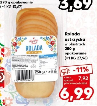 Kaufland Rolada ustrzycka 250 g oferta