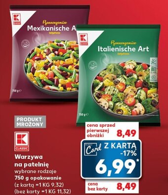 Kaufland Warzywa na patelnię 750 g oferta
