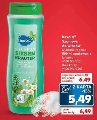 Kaufland bevola Szampon do włosów 500 ml oferta