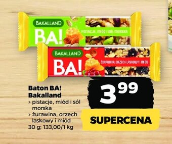 Netto Baton pistacje miód i sól morska oferta