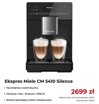 RTV EURO AGD Ekspres Miele CM 5410 Silence oferta