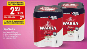 Polomarket Piwo Warka Grupa Żywiec, 0,5l oferta