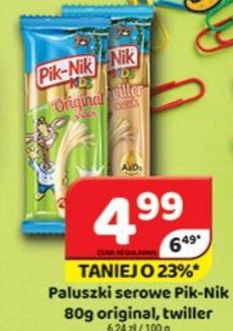Delfin Paluszki serowe Pik-Nik 80g oferta