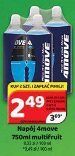 Delfin Napój 4move 750ml multifruit oferta