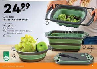 Biedronka Składane akcesoria kuchenne oferta