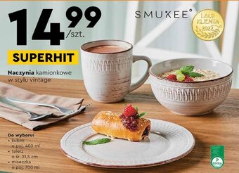 Biedronka SMUKEE Naczynia kamionkowe w stylu vintage oferta