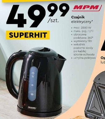 Biedronka Czajnik elektryczny MPM oferta