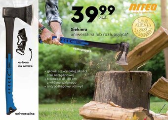 Biedronka nitea Siekiera uniwersalna lub rozłupująca oferta