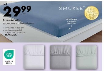 Biedronka SMUKEE Prześcieradło satynowe z mikrowłókna oferta