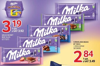 Selgros CZEKOLADA MILKA 87-100 G oferta
