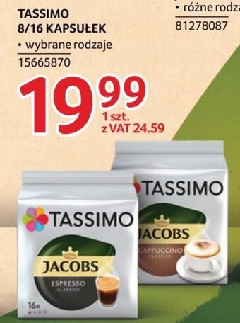 Selgros TASSIMO 8/16 KAPSUŁEK oferta