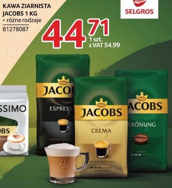 Selgros KAWA ZIARNISTA JACOBS 1 KG oferta