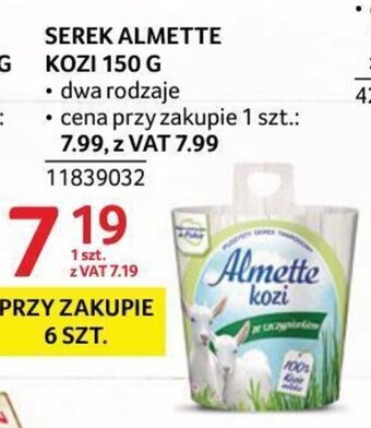 Selgros SEREK ALMETTE KOZI 150 G oferta