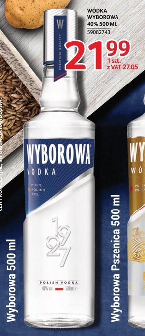 WÓDKA WYBOROWA 40% 500 ML