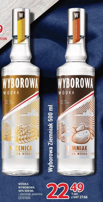 Selgros WÓDKA WYBOROWA 40% 500 ml oferta