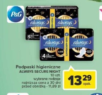 Carrefour Podpaski higieniczne oferta