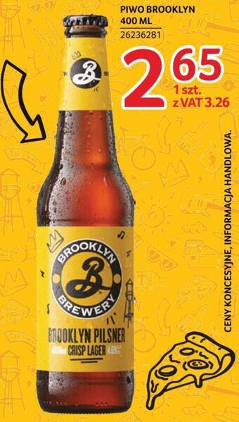 Selgros PIWO BROOKLYN 400 ML oferta