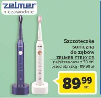 Carrefour Szczoteczka soniczna do zębów ZELMER oferta
