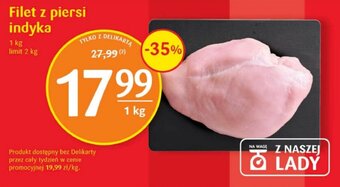 Delikatesy Centrum Filet z piersi indyka 1 kg oferta