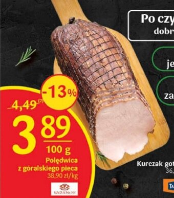 Delikatesy Centrum Polędwica z góralskiego pieca 100 g oferta