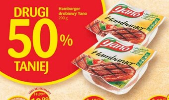 Delikatesy Centrum Hamburger drobiowy Yano 200 g oferta