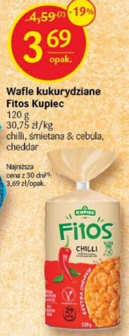 Delikatesy Centrum Wafle kukurydziane Fitos Kupiec 120 g oferta