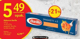 Delikatesy Centrum Makaron Barilla 500 g oferta