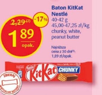 Delikatesy Centrum Baton KitKat Nestlé 40-42 g oferta
