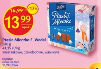 Delikatesy Centrum Ptasie Mleczko E. Wedel 340 g oferta