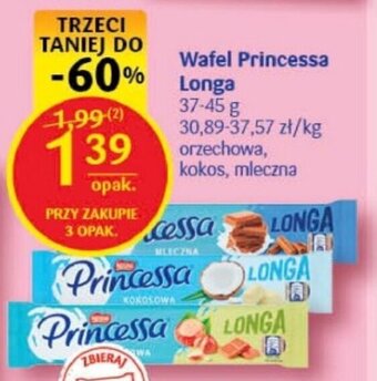 Delikatesy Centrum Wafel Princessa Longa 37-45 g oferta