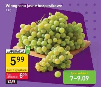 Stokrotka Winogrona jasne bezpestkowe 1 kg oferta