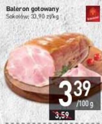Stokrotka Baleron gotowany Sokołów 100 g oferta