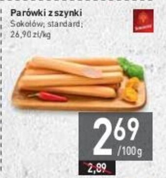 Stokrotka Parówki z szynki Sokołów 100 g oferta