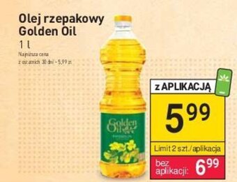 Stokrotka Olej rzepakowy Golden Oil 1l oferta