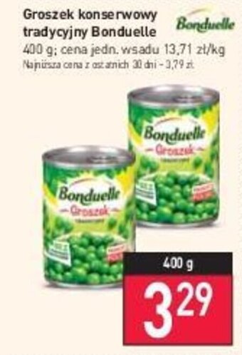Stokrotka Groszek konserwowy tradycyjny Bonduelle 400g oferta