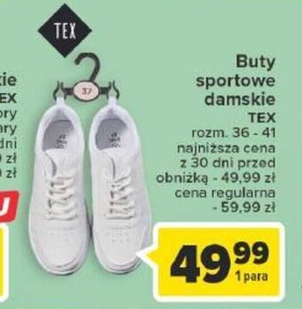 Carrefour Buty sportowe damskie oferta