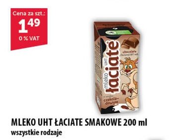 Eurocash MLEKO UHT ŁACIATE SMAKOWE 200 ml oferta
