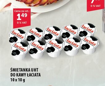 Eurocash ŚMIETANKA UHT DO KAWY ŁACIATA 10 x 10 g oferta